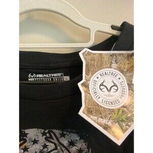 Real Tree Men's Large T-shirt, black ~ Brand new with tags